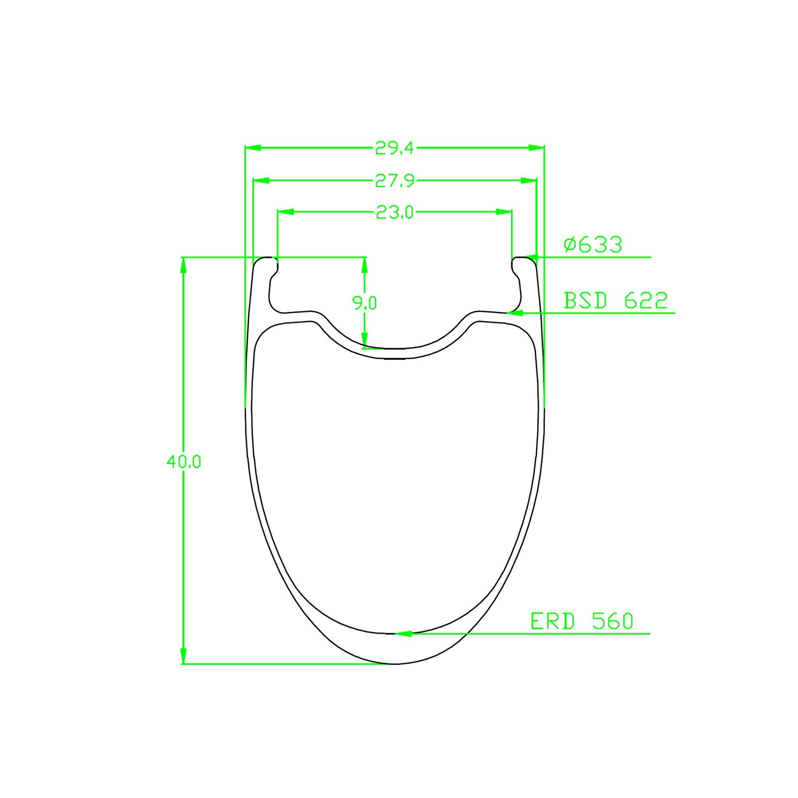Alpha Plus Disc__23mm Inner Width