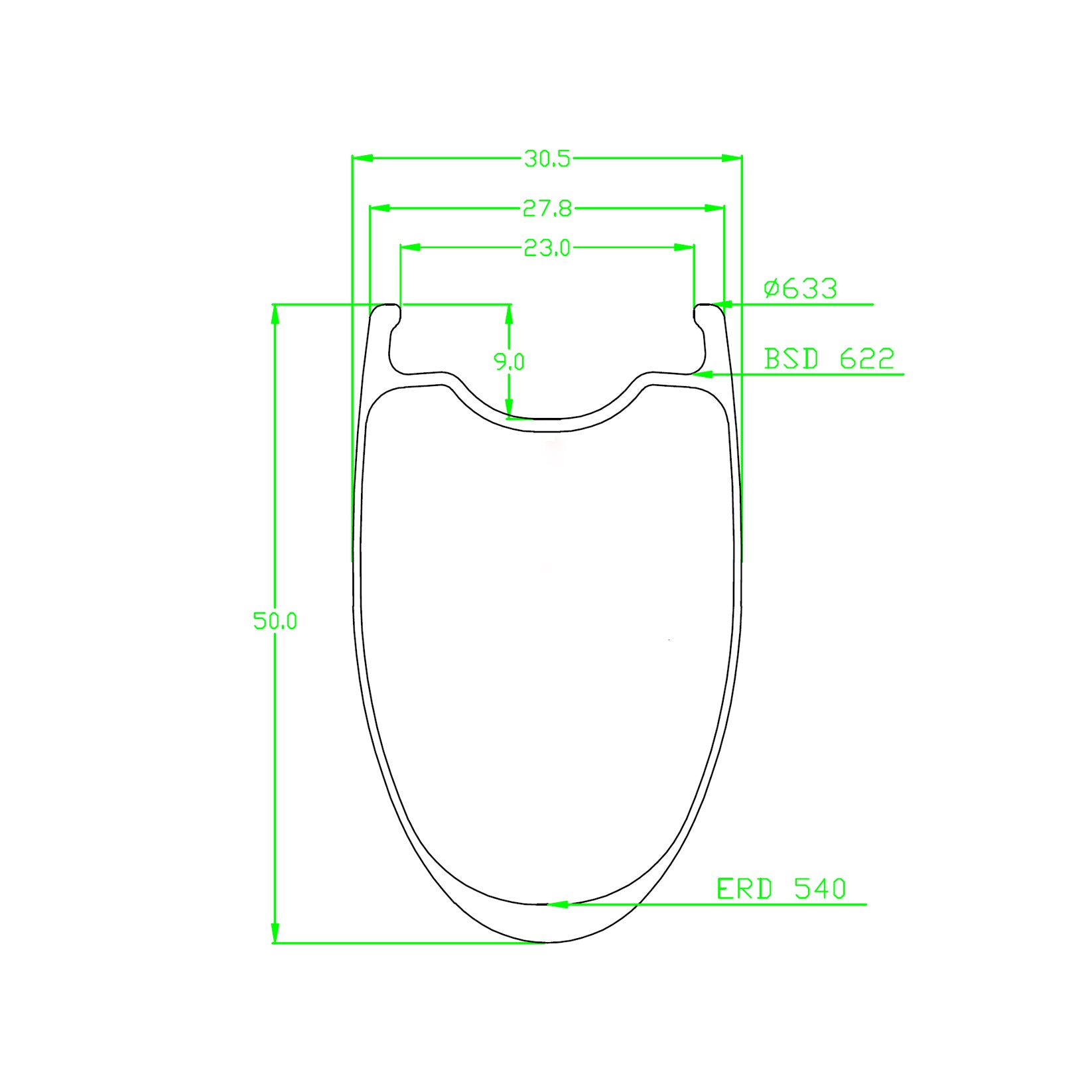 Alpha Plus Disc__23mm Inner Width